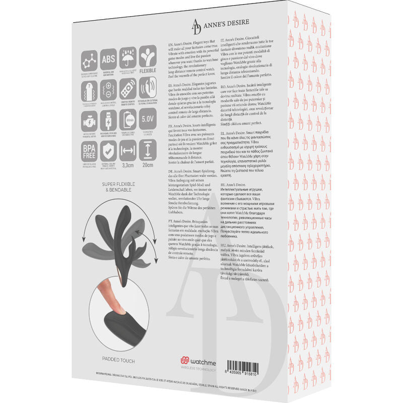 ANNE'S DESIRE - RABBIT REMOTE CONTROL TECHNOLOG A WATCHME BLACK