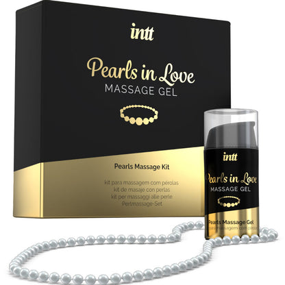 INTT MASSAGE & ORAL SEX - PEARLS IN LOVE WITH PEARL NECKLACE AND SILICONE GEL