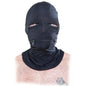 FETISH FANTASY SERIES - HOOD WITH ZIPPERS BLACK