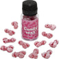 DIABLO PICANTE - CANDY SEXY JAR OF 12 STRAWBERRY-CHERRY FLAVOR GUMMIES