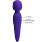 PRETTY LOVE - MEREDITH MASSAGER 12 VIBRATION MODES PURPLE