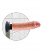 KING COCK - 20.32 CM VIBRATING COCK FLESH