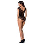 PASSION - WOMAN BS064 BODYSTOCKING BLACK ONE SIZE