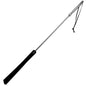 METAL HARD - ORIGINAL LEATHER AND METAL WHIP 70CM